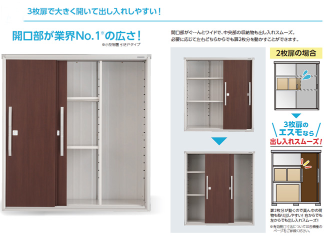 ヨド物置　エスモ　ESF-1207G